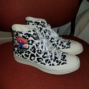 Leopard chuck taylor 70 logo play hightop